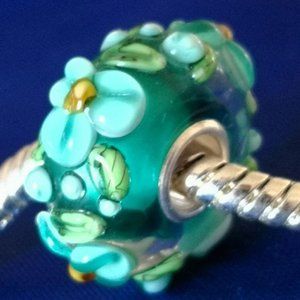 New charm mail only ❣️ Green Murano Glass Charm